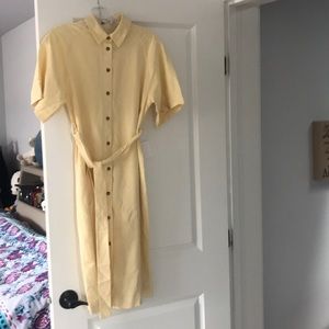 Button down shirt dress